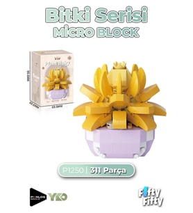 Panlos Micro Block Serisi 1250 Çiçek Buketi 311 Parça Oyuncak Yapım Seti FFP-1250
