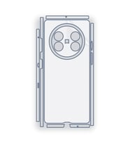 SChitec VIVO X Fold5 Uyumlu Fullbody Arka Kaplama Hidrojel Koruyucu Film