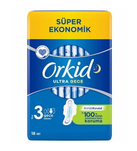 Orkid Ultra Extra 3 Boy Gece - Gündüz 18 li