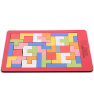 Pazariz Ahşap Eğitici Tetris - Eğitici Ahşap Oyuncak Yeni Nesil Tetris