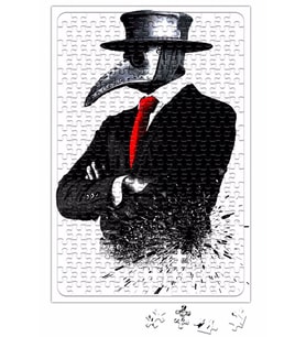 Arte do Seculo Peste Moderna Puzzle 240 Parça Yapboz