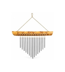 Kişiye Özel Bambu Metal Çubuklu Rüzgar Çanı No:1047 - 36x20cm