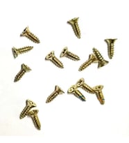 Klips, Menteşe, Ayak, Ağaç, Sunta Vidası 2,2x7,5mm - Sarı 100 Adet
