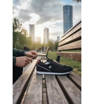 Enoch Erkek Tabanlı Retro Spor Ayakkabı Detaylı Günlük Sneaker