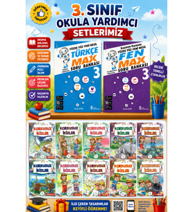 3.Sınıf Türkçe Max + Fen Max + Korkusuz İkizler Hikaye Seti
