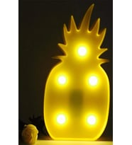 Durukar® Ananas Şeklinde Ledli Dekoratif Eğlenceli Çocuk Gece Lambası