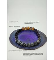 8 MM SİGARAYI BIRAKMAYA YARDIMCI DOĞALTAŞ BİLEKLİK (OBSİDYEN,AKİK, AMETİST,ONİKS, LABRADORİT, HEMATİT)