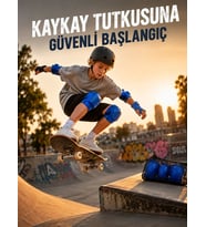 Mavi Çocuk Koruyucu Dizlik Dirseklik ve El Bilek Koruyucu Seti 2 Adet
