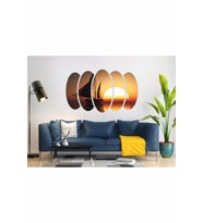GEMİ YELKENLİ GÜN BATIMI DENİZ MDF TABLO-1340