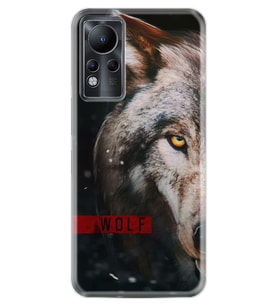 INFINIX Note 11 Pro Note 10 Hot 9 Play Kılıf Desemli Silikon Wolf Eyes 1758