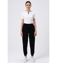 ALEXANDERGARDI BELDEN BAĞLAMALI JOGGER PANTOLON (22-QJAM) (Siyah)