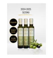 Organik Soğuk Sıkım 0,26 Asit Zeytinyağı 250 ml