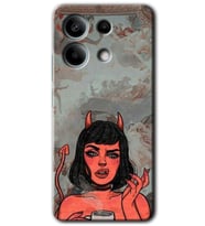 Redmi Note 13 Pro 5G Kılıf HD Desen Baskılı Kılıf - Devil Girl