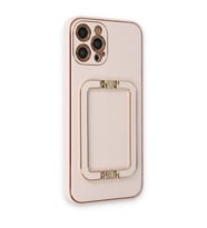 İphone 12 Pro Kılıf Co Elit Kapak - Pudra