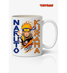Naruto Kurama Anime Temalı Beyaz Kupa Bardak Sevgiliye Arkadaşa Hediye