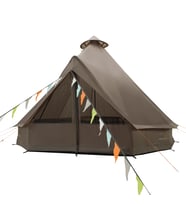 Easy Camp Vaulen Tipi 13M² 7 Kişilik Glamping Çadır (Kahverengi)