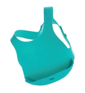 Oioi Silikon Mama Önlüğü Aqua Green
