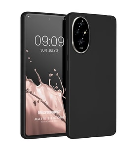 Microsonic Matte Silicone Honor 200 Pro Kılıf Siyah