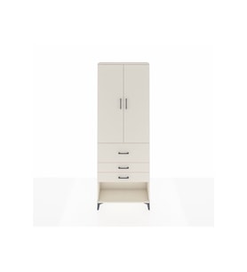 Arges Dolap 4 Raflı 3 Çekmeceli 2 Kapaklı 88x30x243 Aytaşı-Aytaşı