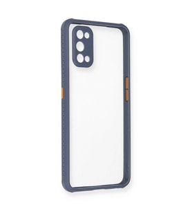 Realme 7 Pro Kılıf Miami Şeffaf Silikon - Gri