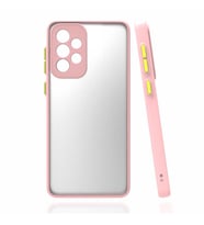 Samsung Galaxy A52 Uyumlu Kılıf Zore Hux Kapak (Pembe)