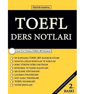 Sokak Kitapları Yayınları TOEFL Ders Notları