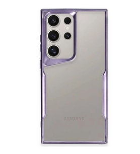 Samsung Galaxy S23 Ultra Kılıf Boyi Silikon Kapak - Derin Mor