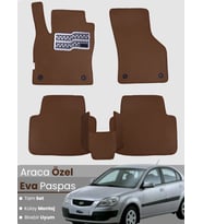 KİA RİO SEDAN (2005-2011) Uyumlu EVA Paspas Tam Set–Araca Özel,Kolay Montaj,Su Geçirmez