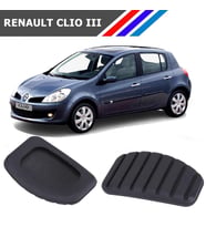 OTOZET Renault Clio 3 Kasa Fren - Debriyaj Pedal Lastiği 2 Adetli Takım