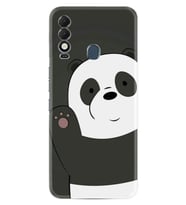 Spark 8T Kılıf Silikon Desen Özel Seri Hello Panda 1709