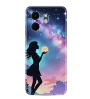 Infinix Smart 9 Kılıf Boutique Baskılı Resimli Woman in Moon Pcode -005