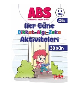 ABS 5-6 Yaş Her Güne Dikkat-Algı-Zeka Aktiviteleri 30 Gün