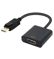 Displayport (M) To HDMI (F) Çevirici Adaptör Kablosu Siyah