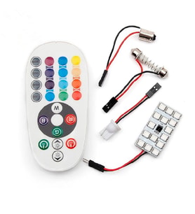 Space Tavan Lambası 18 SMD RGB Led 16 Renk Animasyon 12V/LATV104