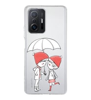 Xiaomi  Mi 11T Pro  Uyumlu Kapak Aşk Tasarımlı Şeffaf  Kılıf