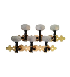 Valencia VCMH0150GD Klasik Gitar Burgusu (Gold) Altın Kaplama - 3 Sağ 3 Sol - Şık Görünüm