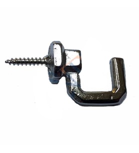 Vidalı Kanca, Askı Büyük - 15X23Mm, Nikel - 1 Adet