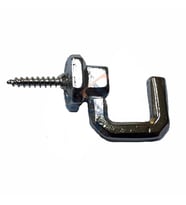 Vidalı Kanca, Askı Büyük - 15X23Mm, Nikel - 1 Adet