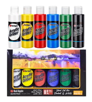 Red Apple 6 x 70 ml Akrilik Boya Canlı Renkler Set 6 Ana Renk Akrilik Boya Seti