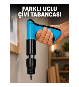 Mey İthalat® Yaylı Manuel Çivi Tabancası Ahşap Kaplama Döşeme Sabitleme Aleti