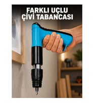 Mey İthalat® Yaylı Manuel Çivi Tabancası Ahşap Kaplama Döşeme Sabitleme Aleti