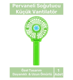 Taşınabilir Cep Boyu Usb Şarjlı 3 Kademeli Sessiz Mini Fan Pervaneli Soğutucu Küçük Vantilatör