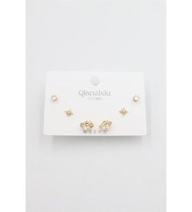 Northcity Çoklu Set Küpe - Altın