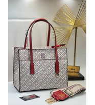 Kadın Kol Çantası Ekstra Çapraz Askılı Size 23/26 Cm (Kırmızı)