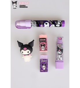 DEKOMUS İLE YENİ SEZON LİSANSLI KUROMI "FULL" SİLGİ SETİ 3D SİLGİ,ROKET SİLGİ,RUJ SİLGİ VE 2 ADET MİNİ SİLGİ (Pembe)