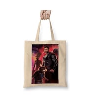 Thor Groot E Rock Beyaz Bez Çanta Uzun Saplı Alışveriş Çantası Plaj Çantası