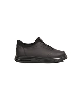 Voyager Siyah Mat Nubuk Memory Foam Erkek Casual Ayakkabı Sneaker 6630-1 M