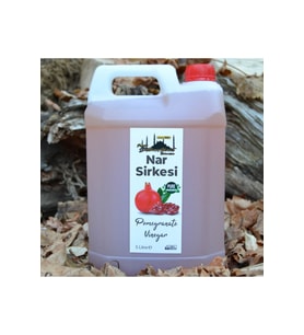 Tarihi SultanAhmet Baharatçısı Nar Sirkesi 5lt  %100 Katkısız Doğal  Sağlıklı Sirke