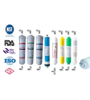 AQUAFLY 12" Inline 8 FİLTRE 11 AŞAMA Su Arıtma Filtresi Kapalı Kasa Cihaz Uyumlu