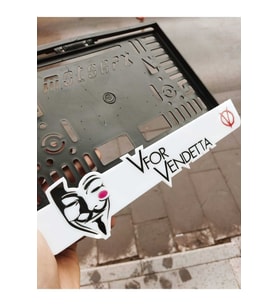 MOTOR PLAKALIK VFOR Uyumlu VENDETTA LAZER KESİM PLEKSİ